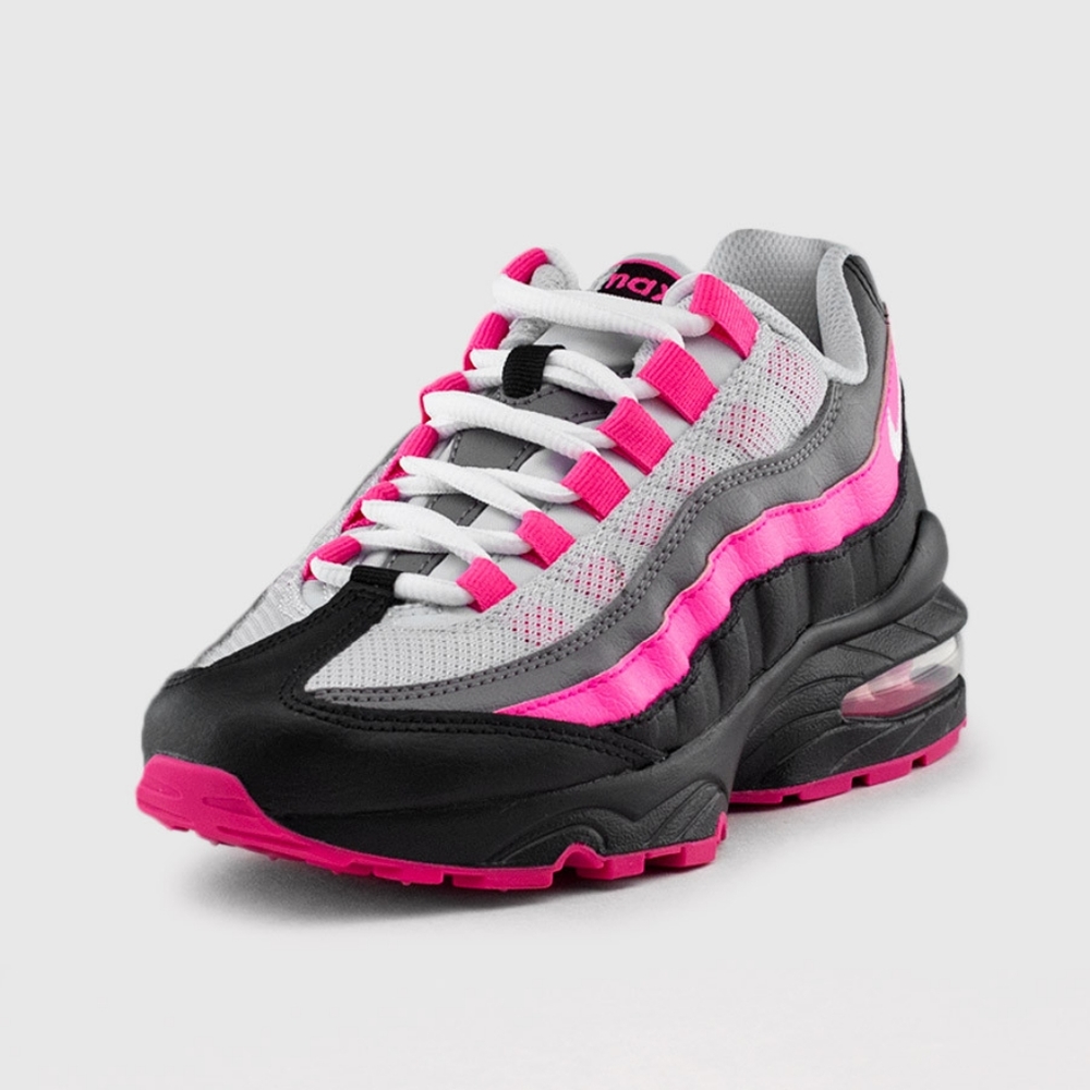 Nike Air Max 95 Big Kids Pink Blast Gunsmoke